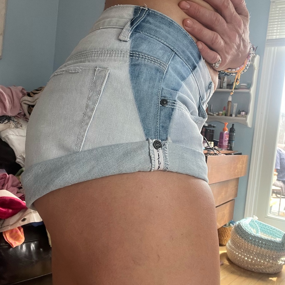 One Teaspoon Light Blue Jean Shorts